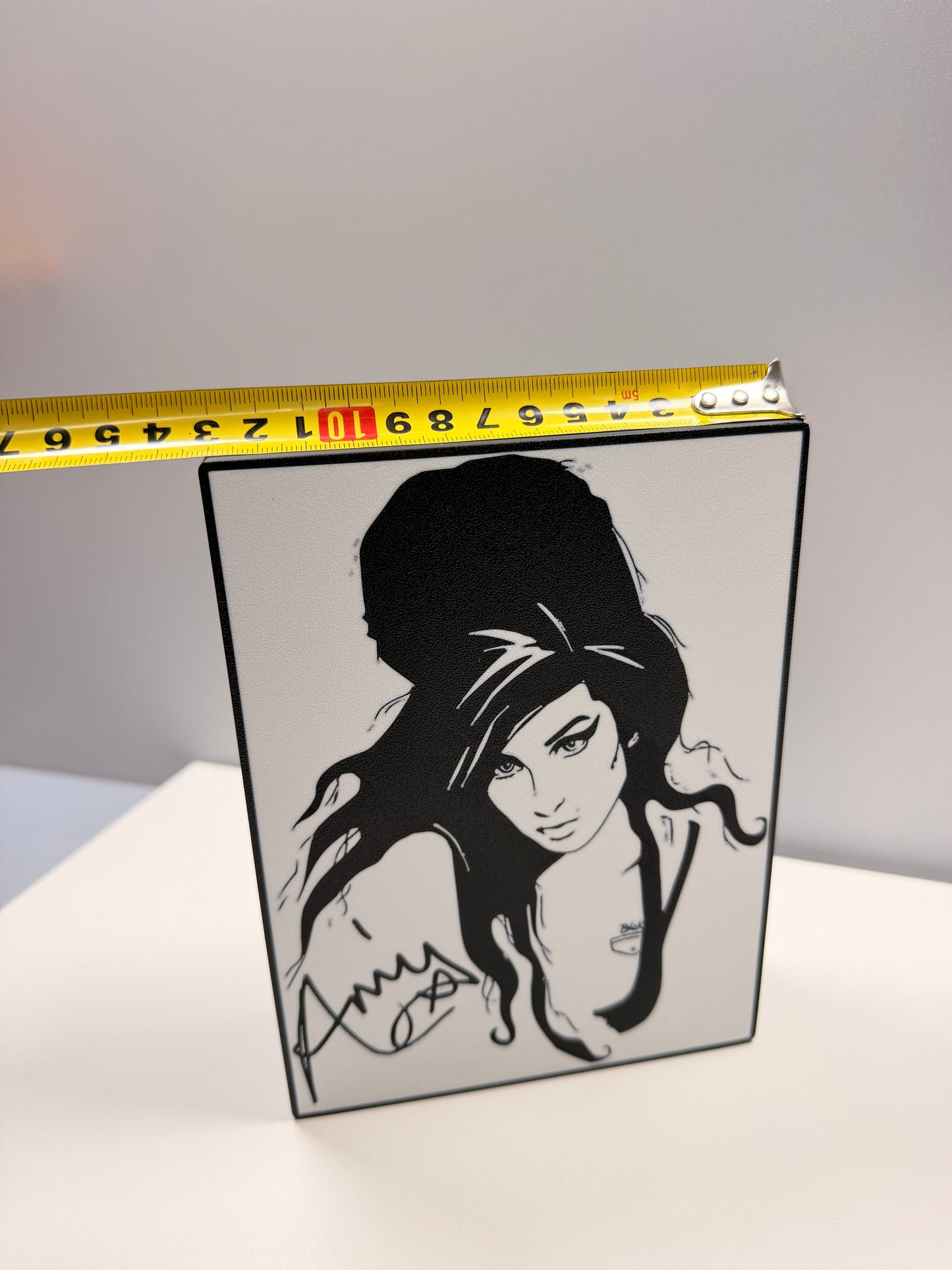 Quadro in Scatola Luminosa a LED di Amy Winehouse