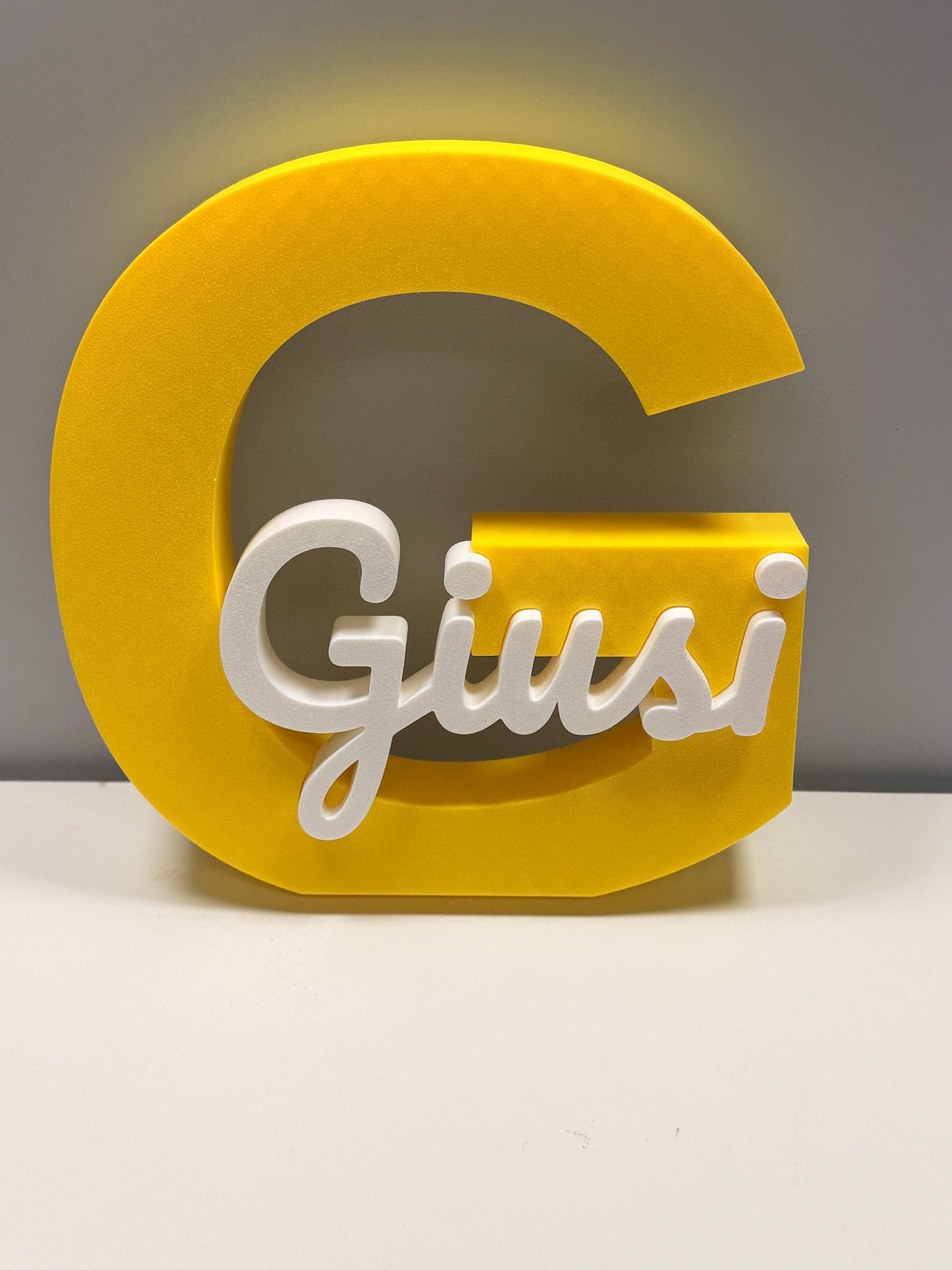Lettera "G" Personalizzata in 3D "Giusi"