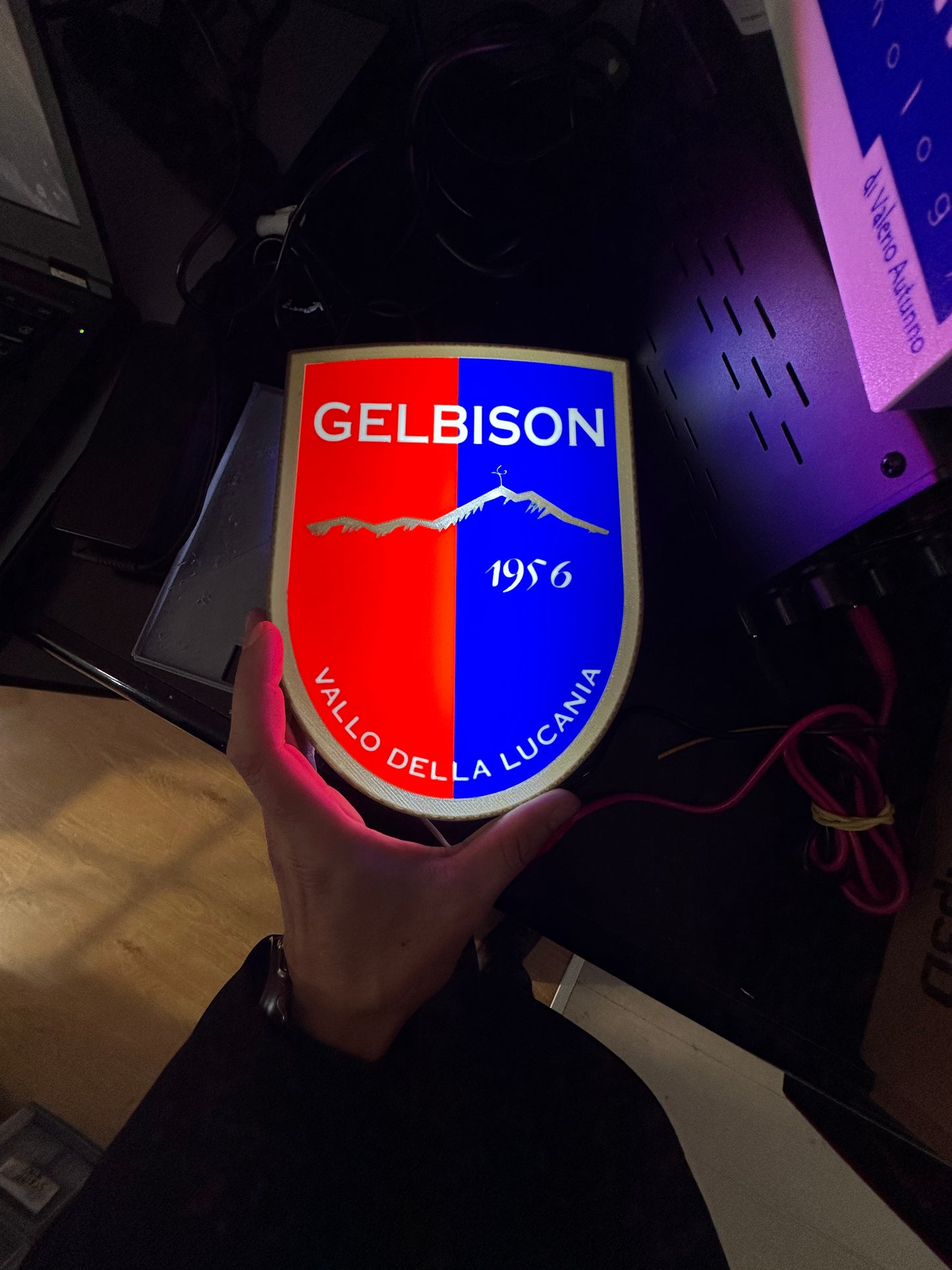 Lampada Led Insegna Gelbison Vallo della Lucania