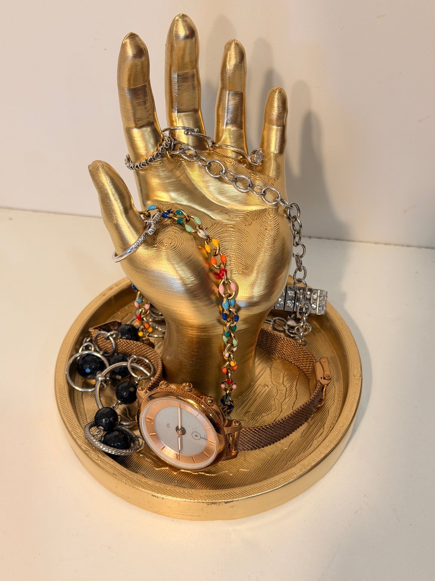 Porta Gioielli Elegante a Mano con Svuotatasche