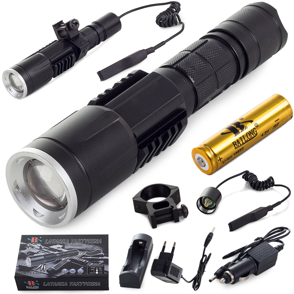 Torcia tattica da caccia Bailong Cree
XM-L T6