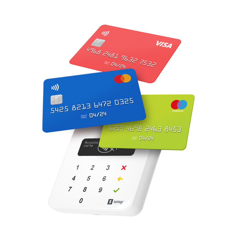 MOBILE POS SUMUP AIR LETTORE DI CARTE BLUETOOTH PER
ANDROID-IOS