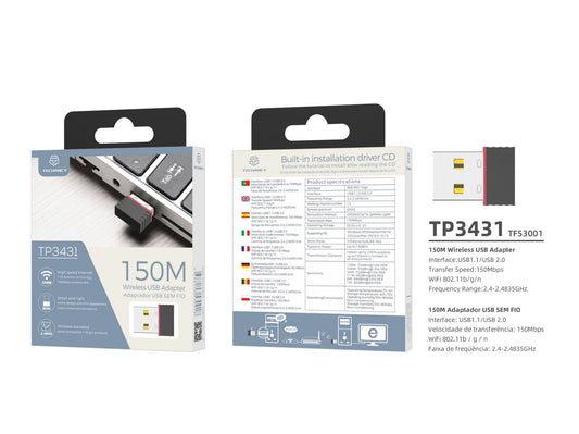 Adattatore WiFi USB 150M
