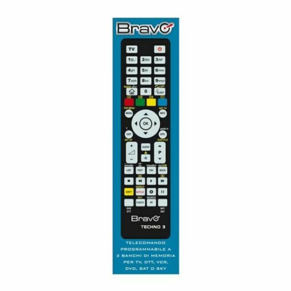 TELECOMANDO UNIV. BRAVO  TECHNO 3
PROGRAMMABILE