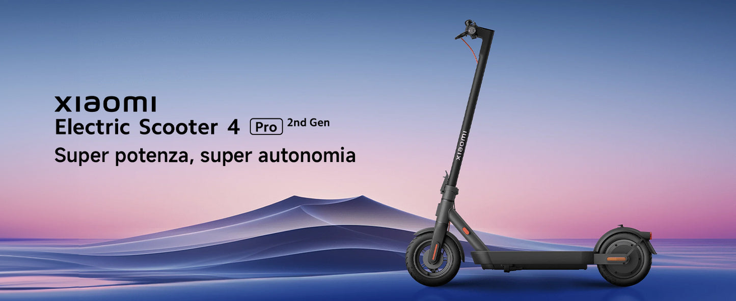 MONOPATTINO XIAOMI ELETTRICO 4 potenza 300Watt picco 600watt  ruote 10 pollici