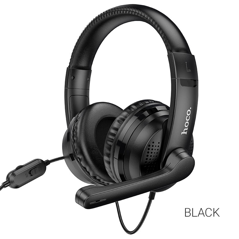 Hoco cuffia gaming W103 con microfono magic tour black