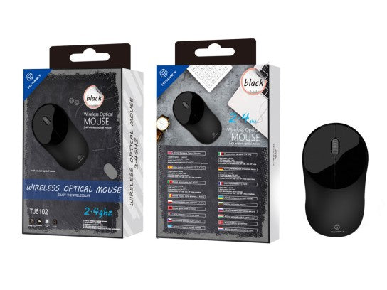 Mouse wireless nero Tj6102
2.4Ghz