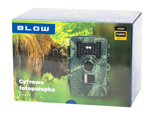 FOTOTRAPPOLA DA CACCIA IMPERMEABILE KM200 36MP