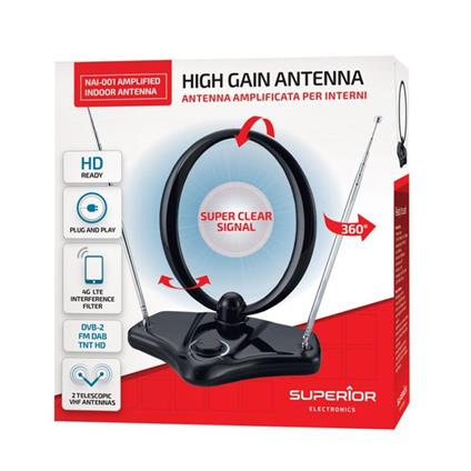 Superior Antenna TV Amplificata per Interni