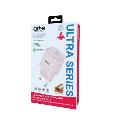 Alimentatore PD20W -  Type-c ROSA