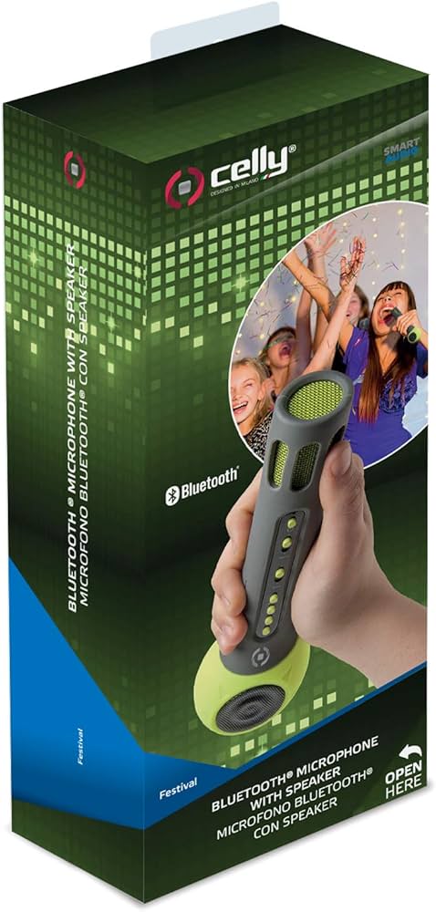 CELLY FESTIVAL MICROFONO BLUETOOTHPER KARAOKE