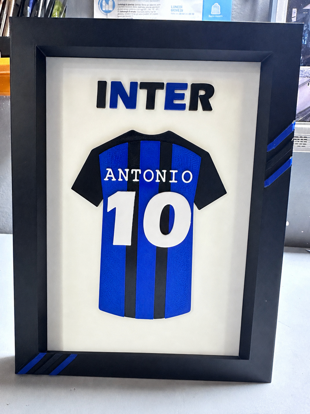 Cornice Porta-Maglia 3D Personalizzabile
