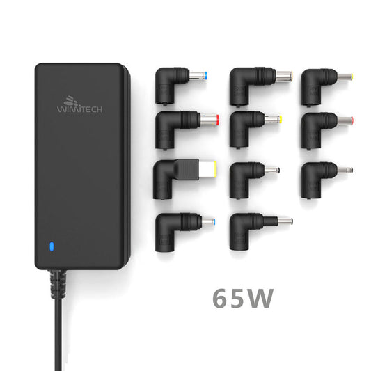 ALIMENTATORE NOTEBOOK  UNIVERSALE 65W CON 8 TIPS