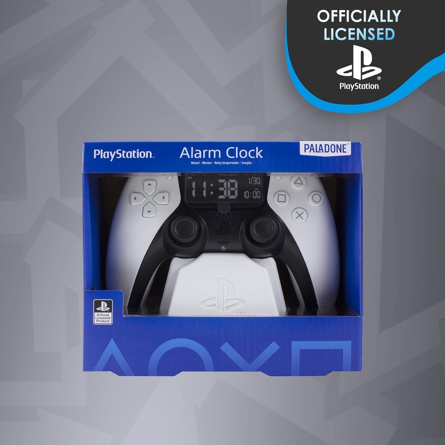 Paladone Sveglia Digitale Playstation Controller PS5 Pad Dualsense White Bianca