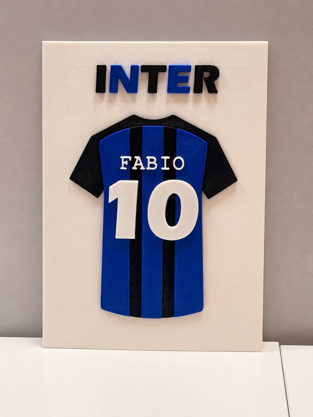 Cornice Porta-Maglia 3D Personalizzabile