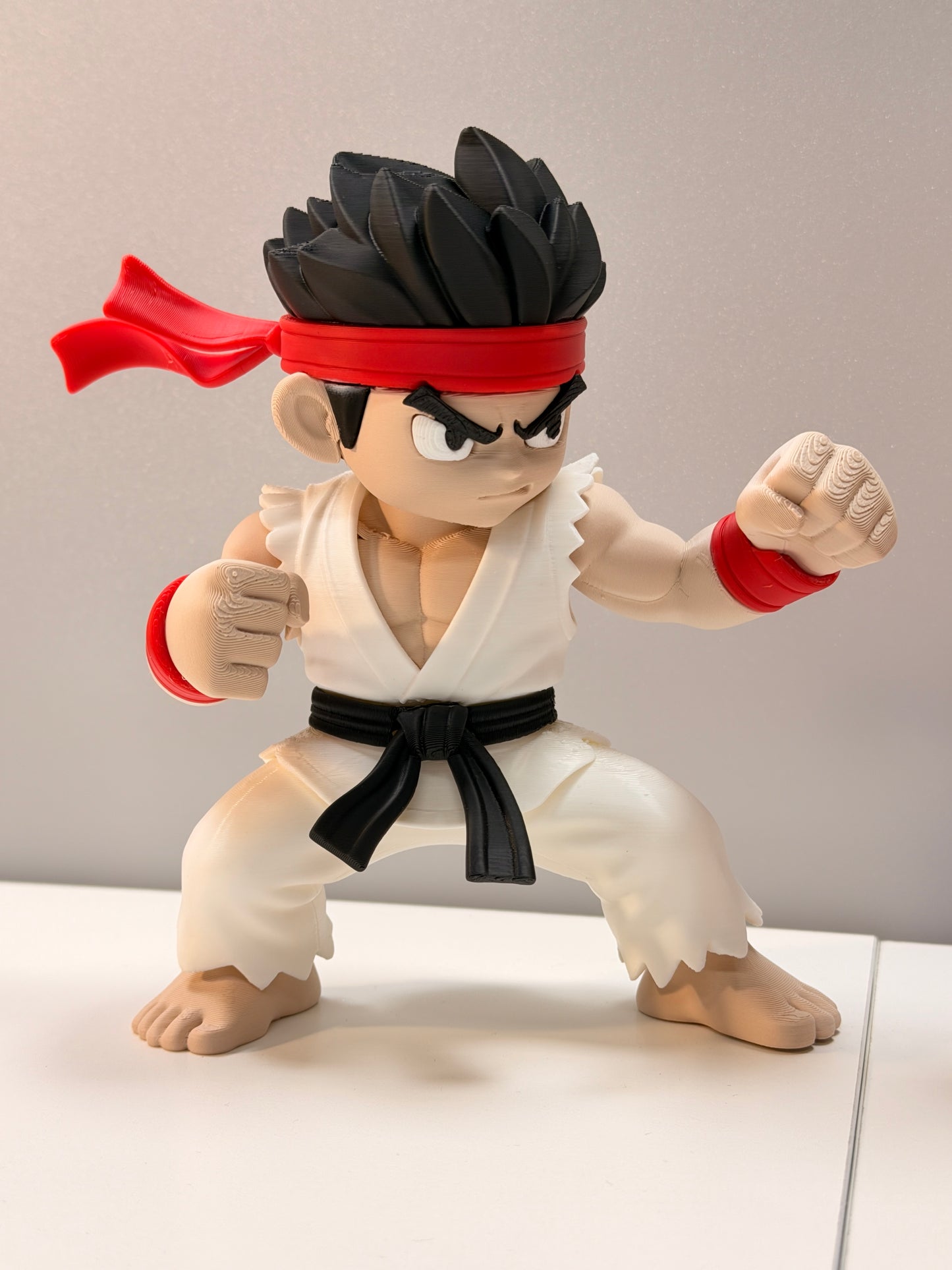 Statuette Street Fighter (Ryu & Ken) in Stile Chibi