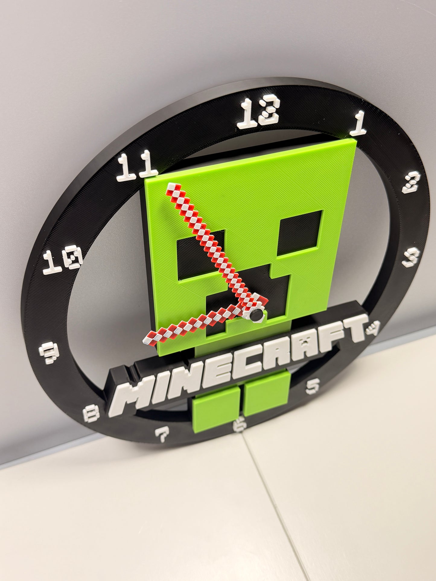 Orologio da Parete Minecraft "Creeper"