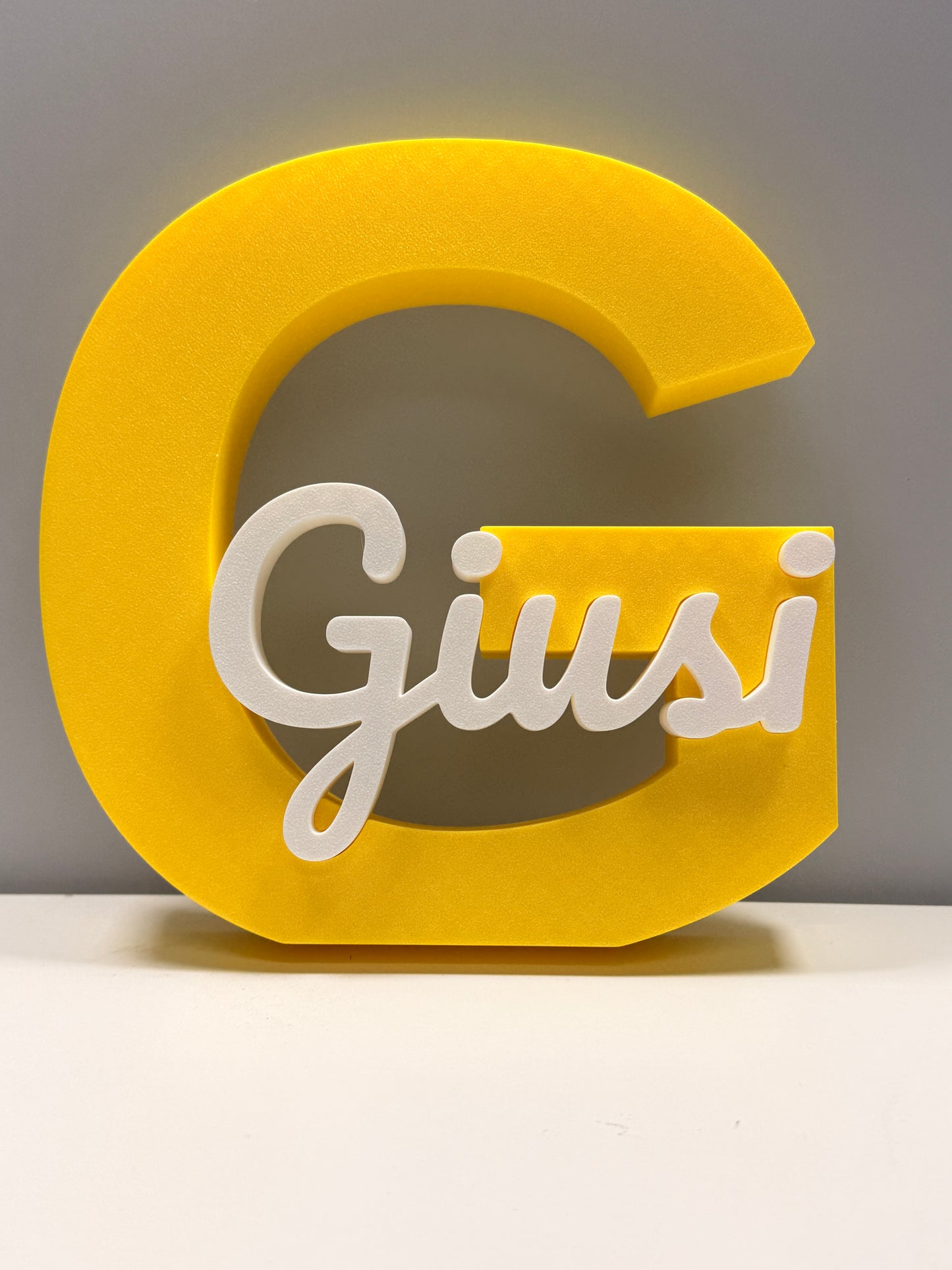Lettera "G" Personalizzata in 3D "Giusi"