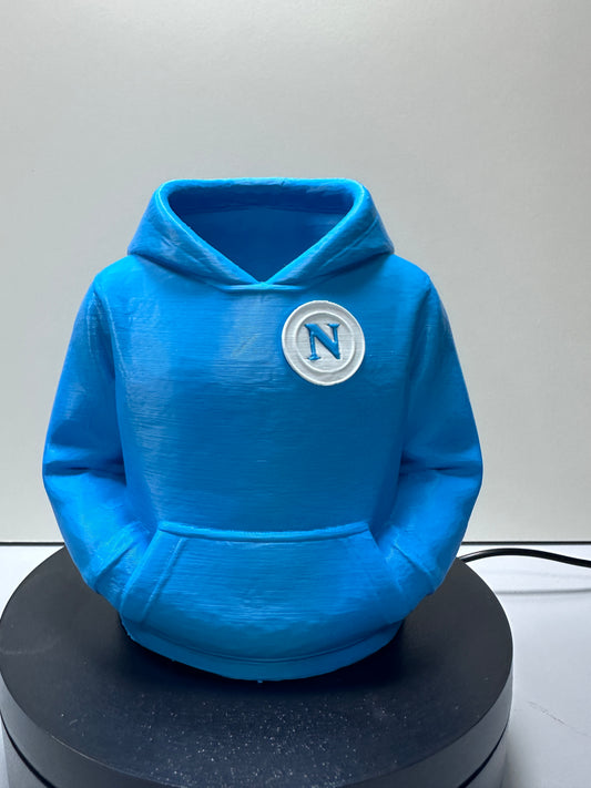 Portapenne "Felpa con Cappuccio" Napoli – Stampa 3D Originale