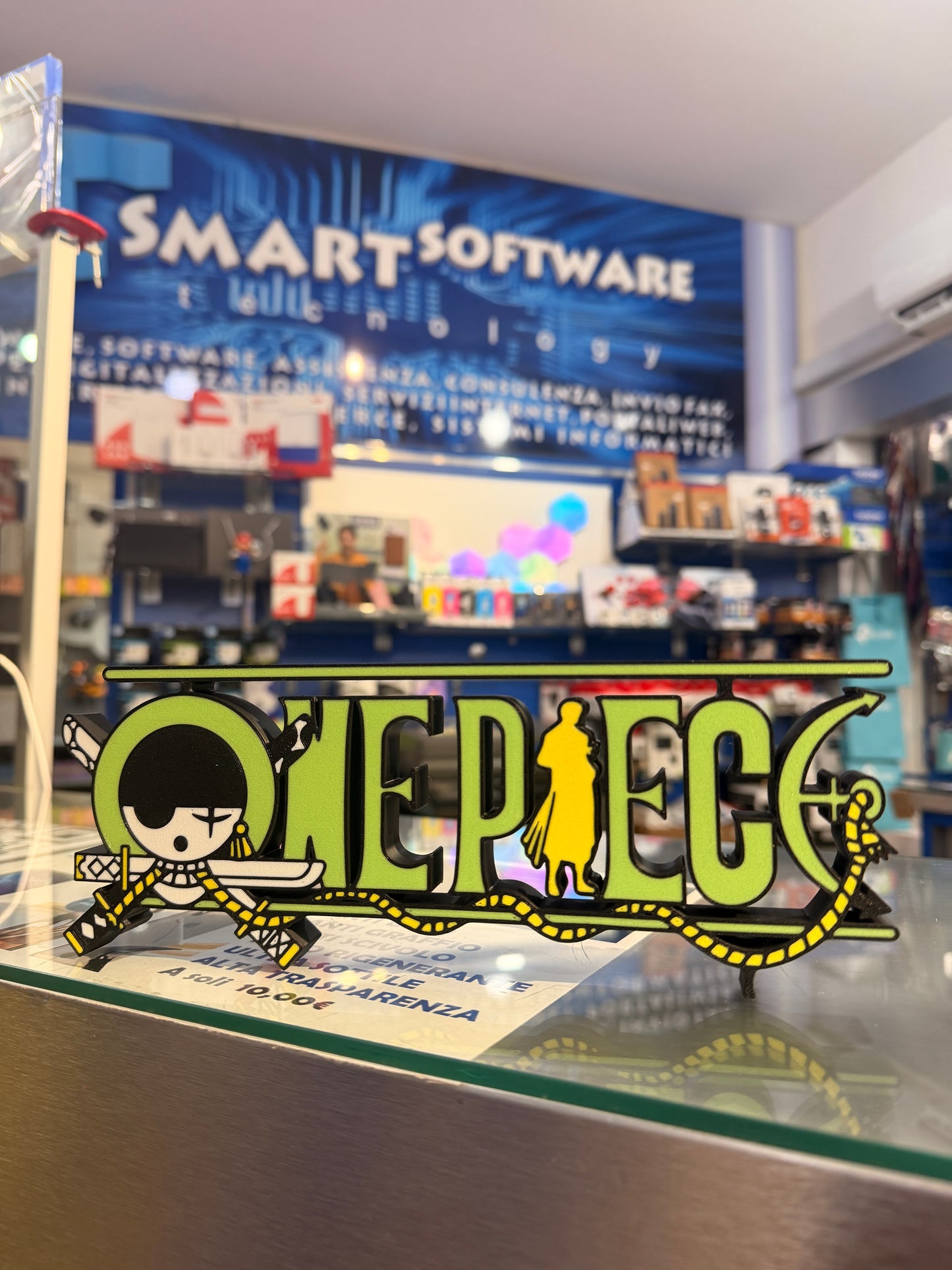 Insegna Logo One Piece "Roronoa Zoro Edition"