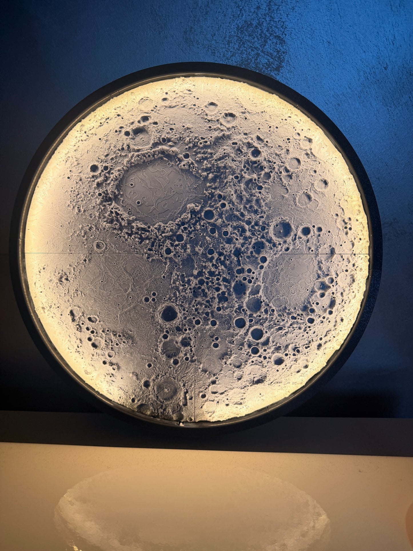 Lampada Luna 3D a Parete/Tavolo