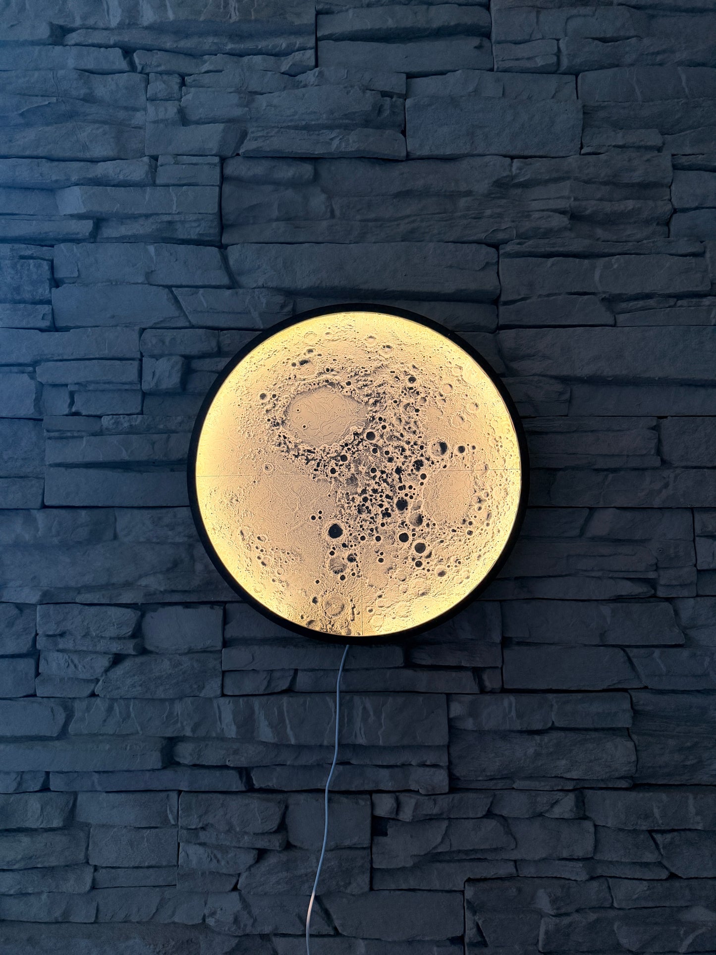 Lampada Luna 3D a Parete/Tavolo