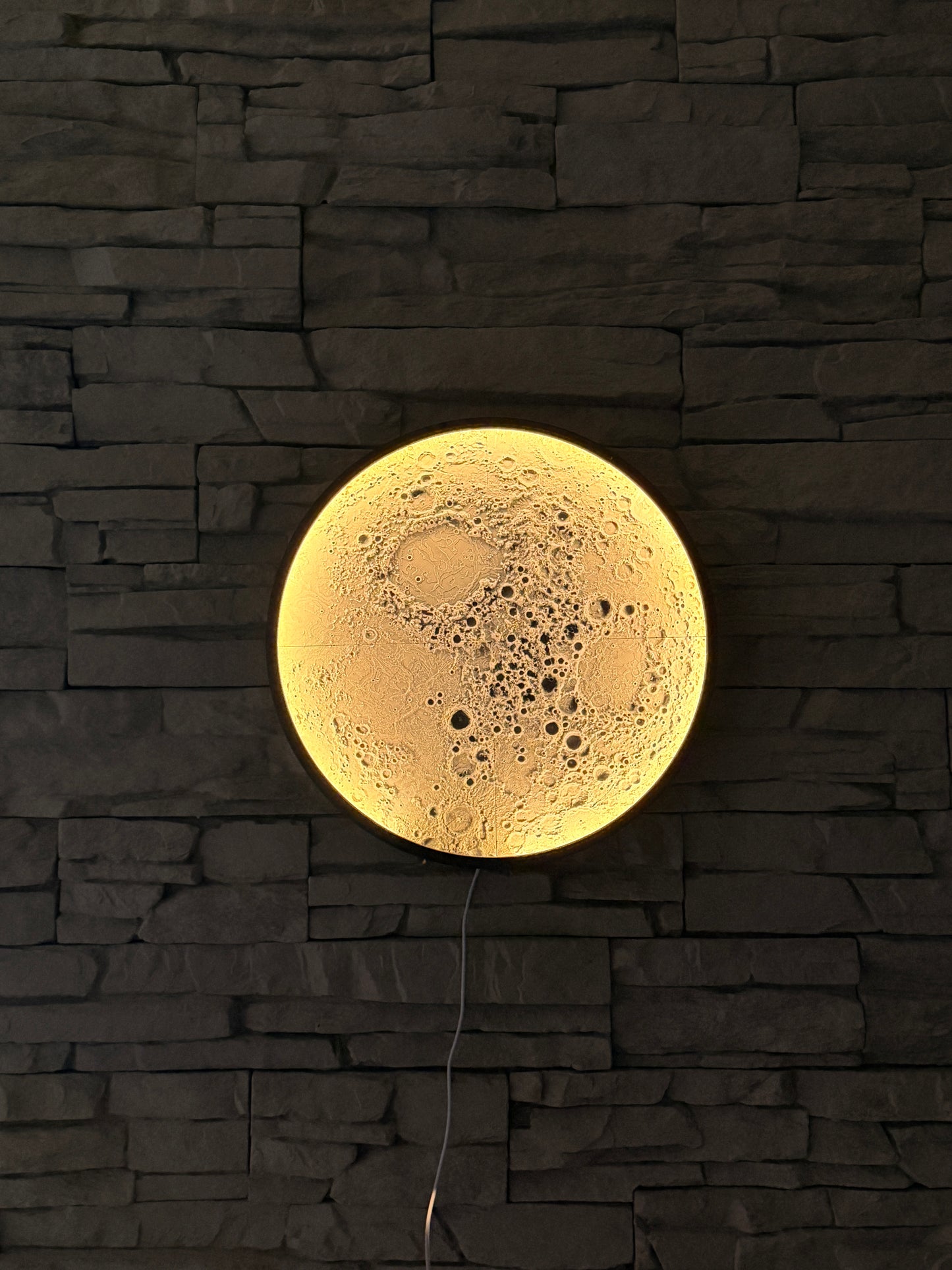 Lampada Luna 3D a Parete/Tavolo