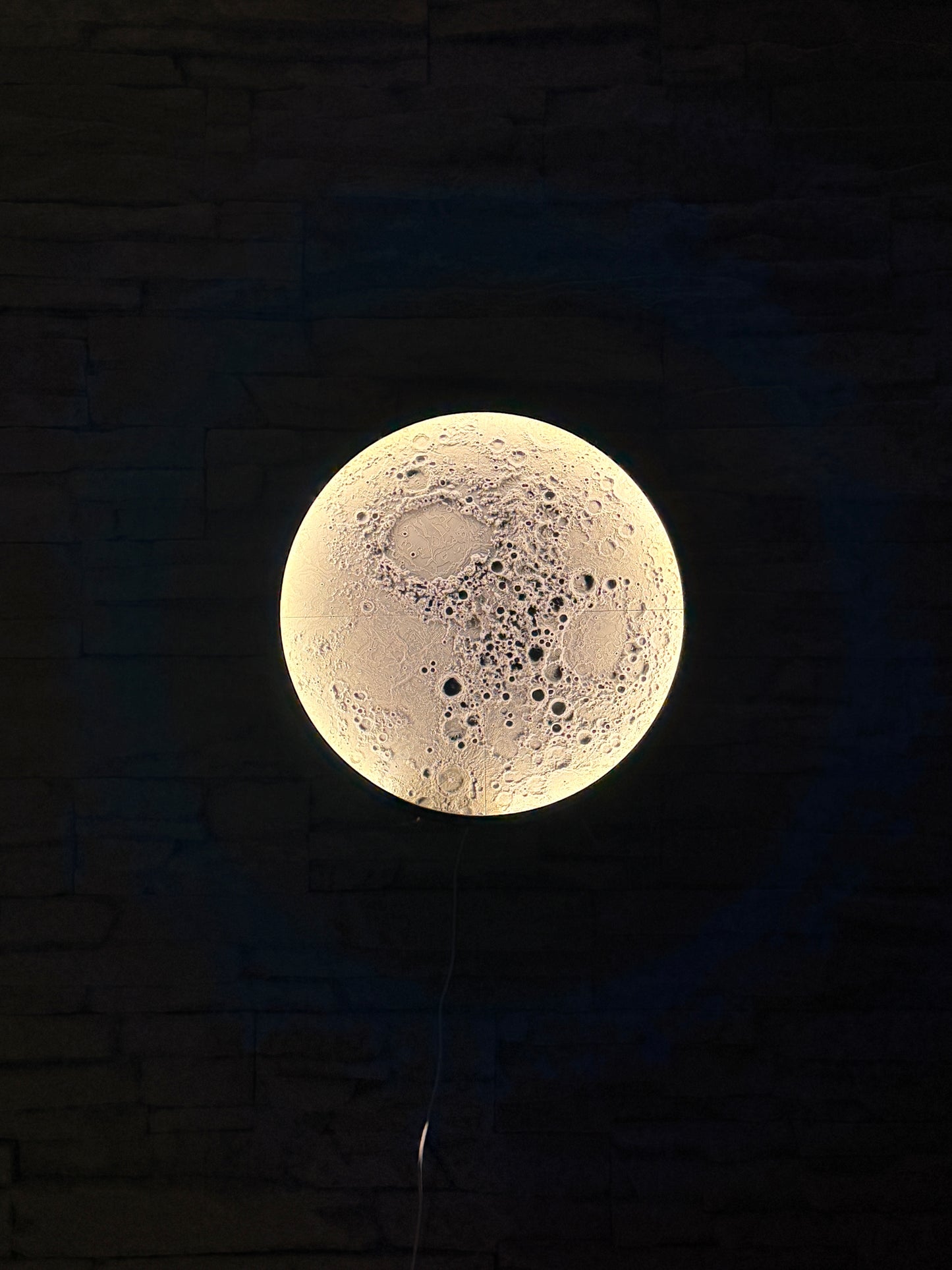 Lampada Luna 3D a Parete/Tavolo