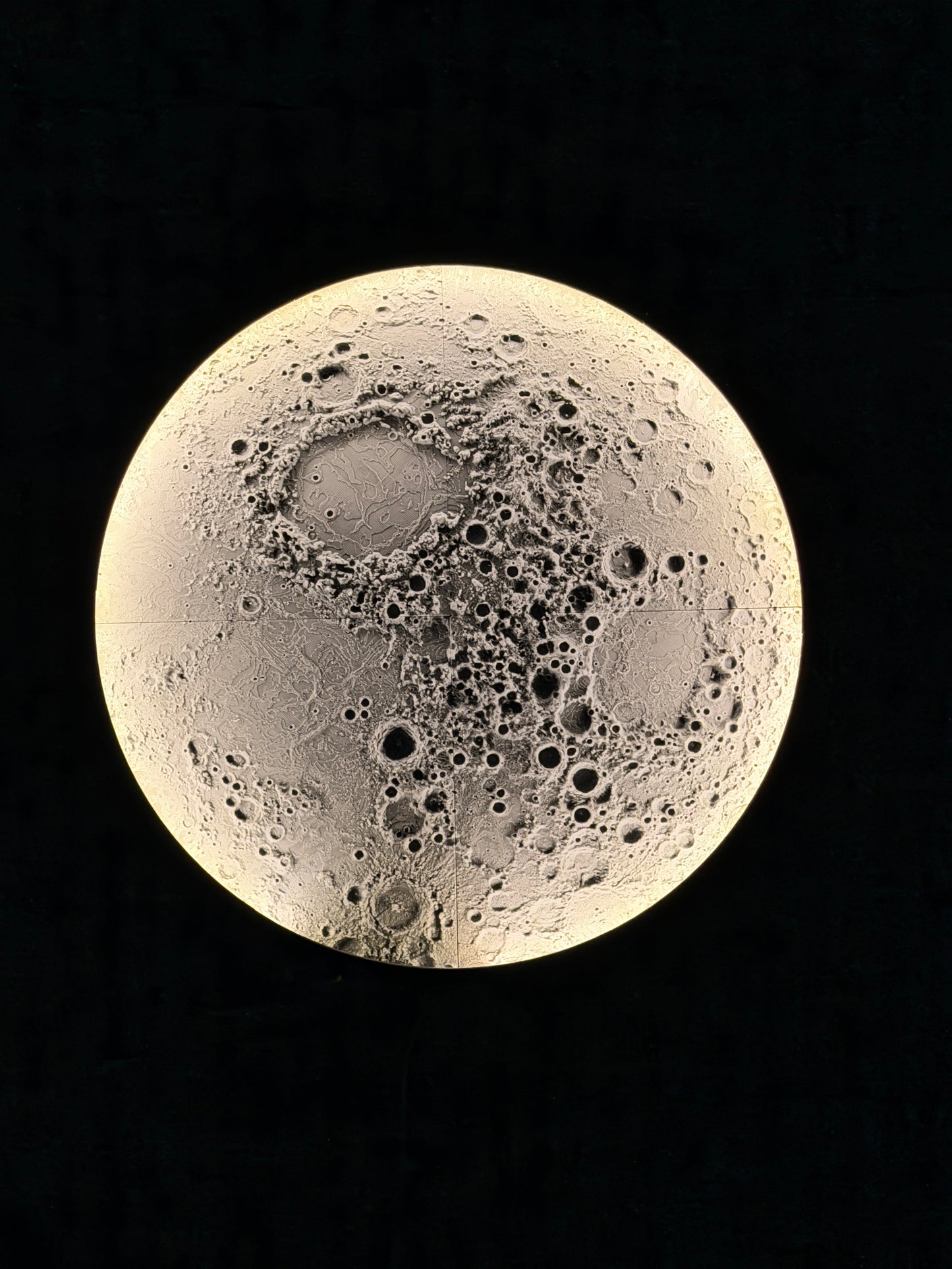 Lampada Luna 3D a Parete/Tavolo