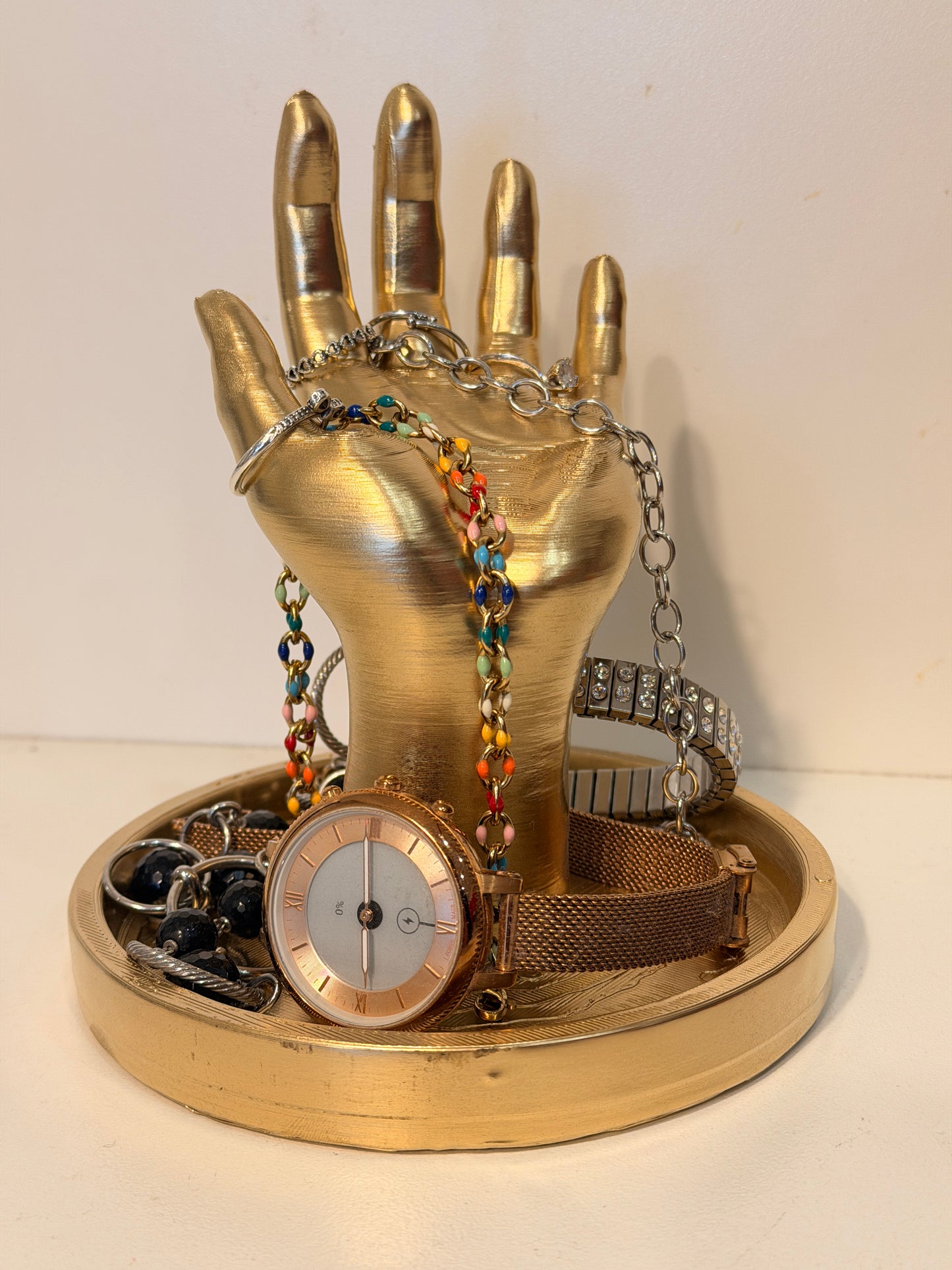Porta Gioielli Elegante a Mano con Svuotatasche