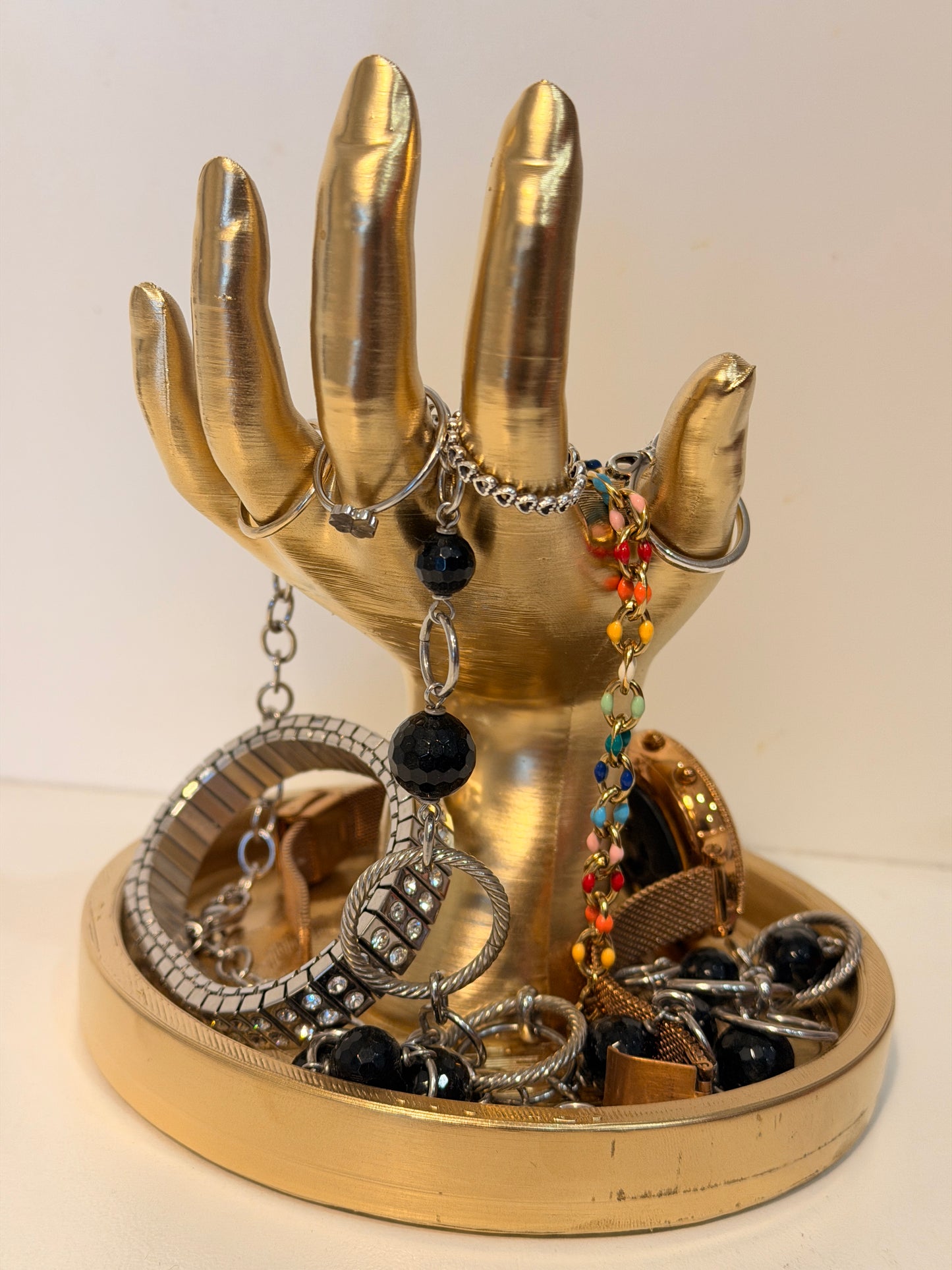 Porta Gioielli Elegante a Mano con Svuotatasche