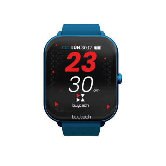 SMARTWATCH BUYTECH BY-ALFA BLU CINTURINO IN SILICONE CON CHIAMATA