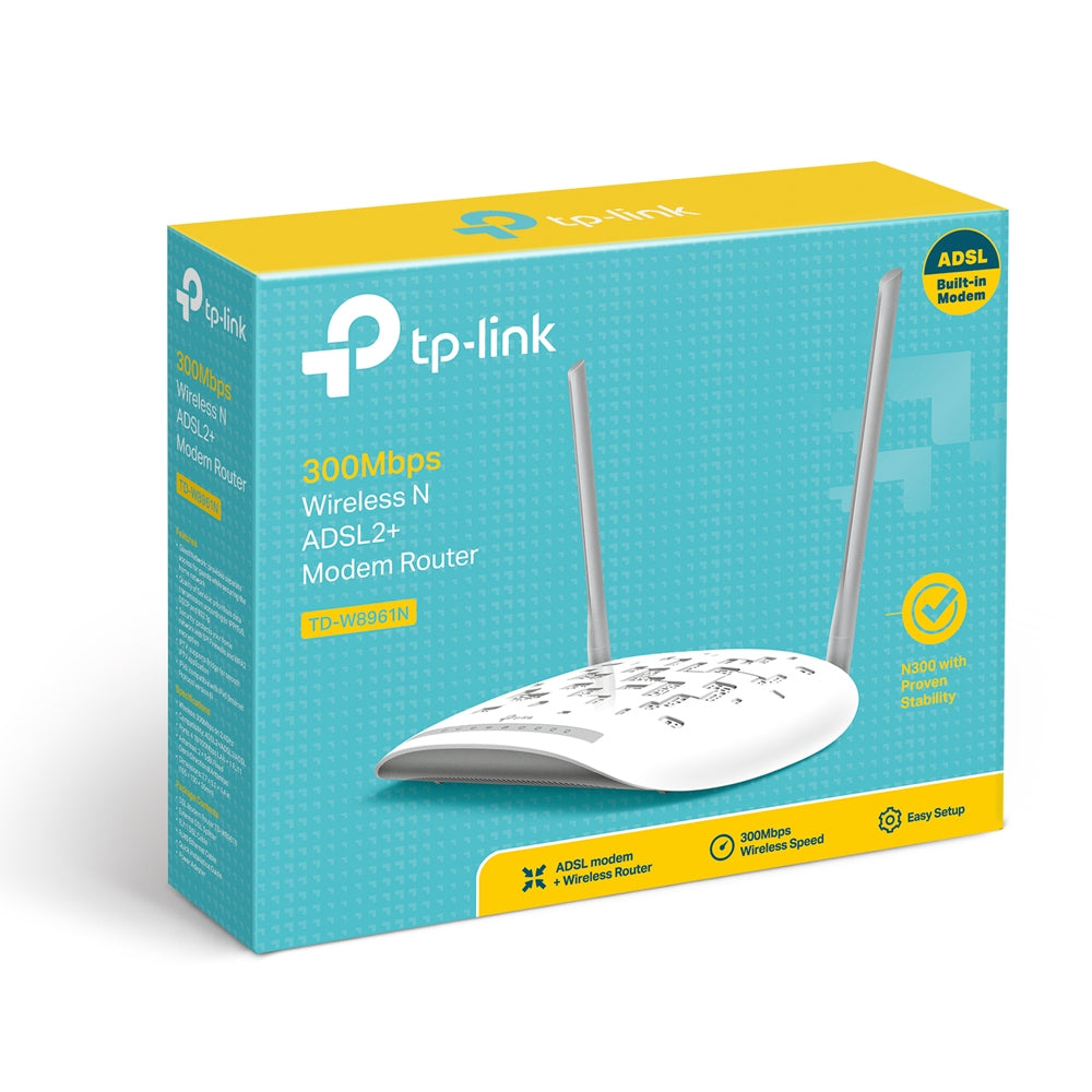 TD-W8961N
Modem Roter R (ADSL) Wi-Fi N 300Mbps