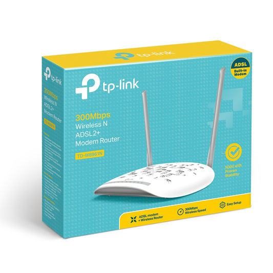 TD-W8961N
Modem Roter R (ADSL) Wi-Fi N 300Mbps
