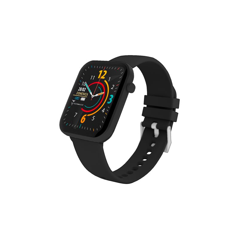 TECHMADE SMARTWATCH CON FRAME IN
ALLUMIINIO 1.68" NERO