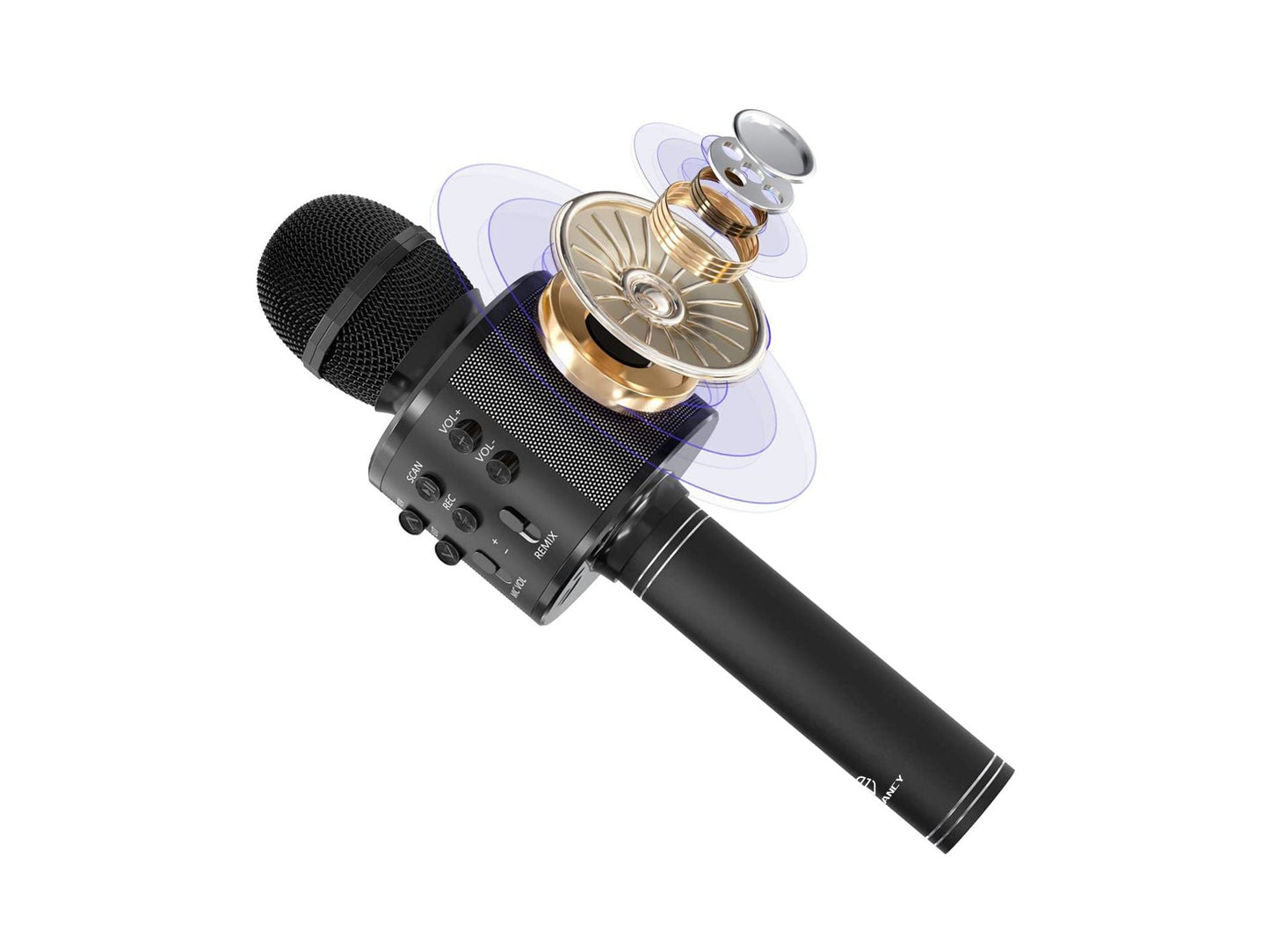 MICROFONO BLUETOOTH PORTATILE PER KARAOKE