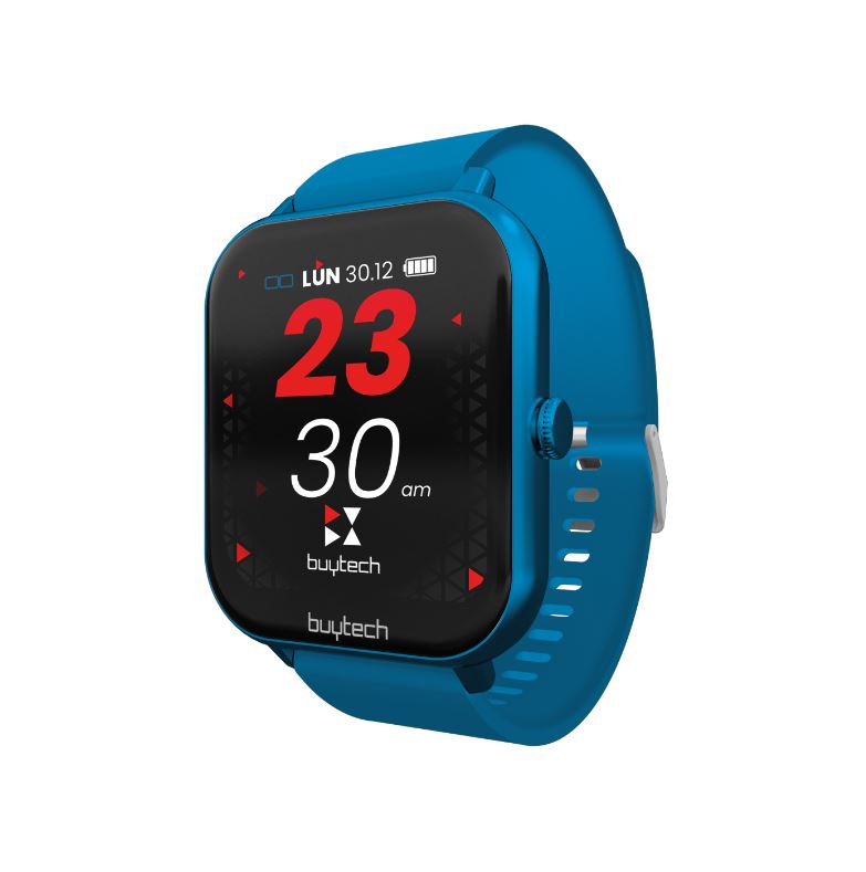 SMARTWATCH BUYTECH BY-ALFA BLU CINTURINO IN SILICONE CON CHIAMATA