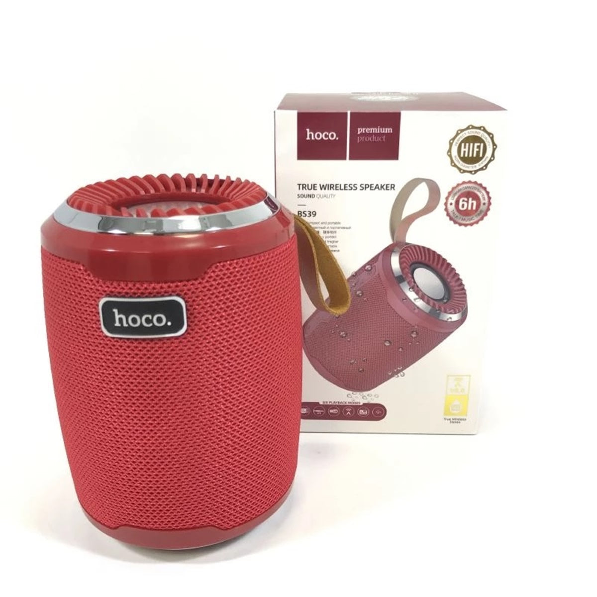 ALTOPARLANTE BLUETOOTH BS39 ROSSO