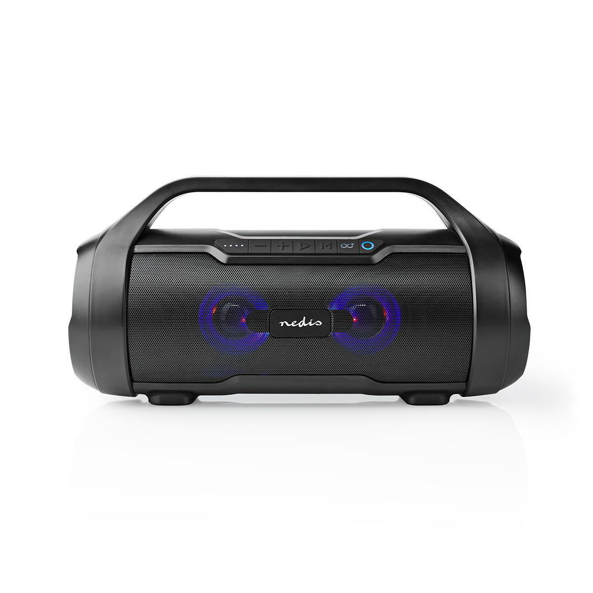 Cassa audio Portatile per Feste | 6 Ore
di Autonomia | Bluetooth | TWS | Luci per feste | Nero